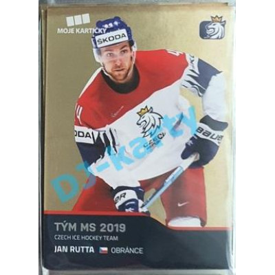 2020 MK reprezentace Jan Rutta Tým MS 2019 #56 Gold Promo