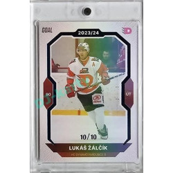 2023/24 Goal cards Chance Liga 1. série #182 Lukáš Žálčík Blue 10/10