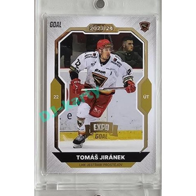 2023/24 Goal cards Chance Liga 2. série #255 Tomáš Jiránek Expo Gold 1of7