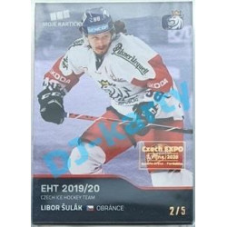 2020 MK reprezentace Libor Šulák #37 1/5 Blue Czech Expo