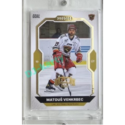 2023/24 Goal cards Chance Liga 2. série #256 Matouš Venkrbec Expo Gold 1of7