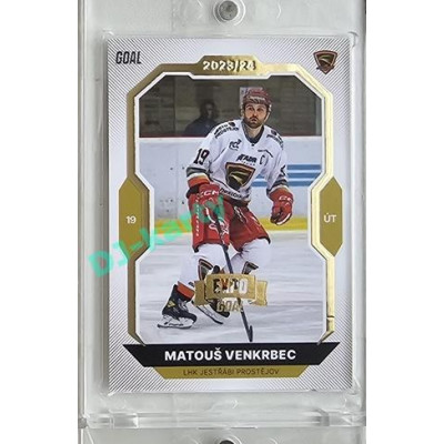 2023/24 Goal cards Chance Liga 2. série #256 Matouš Venkrbec Expo Gold 1of7