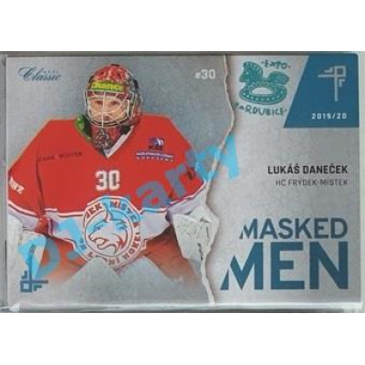 2019/20 OFS Chance liga Lukáš Daneček #MM-LDA xx/15 Masked Men Expo Pard.