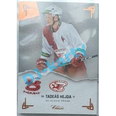 2019/20 OFS Chance liga Tadeáš Hejda #215 x/6 Expo Pard.