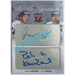 2017/18 OFS Andris Džerinš/Petr Koukal #DS-17 03/15 Double Signature Platinum