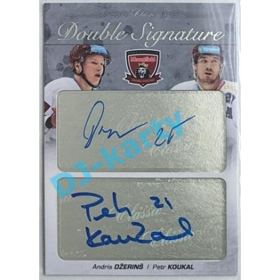 2017/18 OFS Andris Džerinš/Petr Koukal #DS-17 03/15 Double Signature Platinum