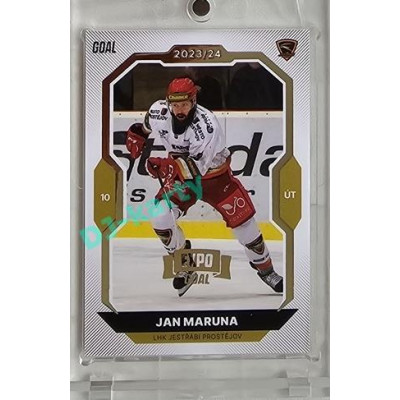 2023/24 Goal cards Chance Liga 2. série #258 Jan Maruna Expo Gold 1of7