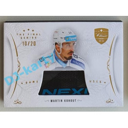 2021/22 OFS The Final Series Martin Kohout #STI-KOM 10/20 Game Used Stick Gold