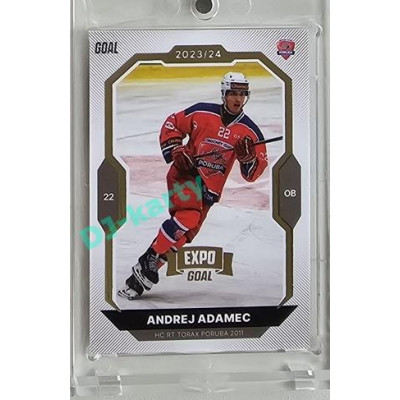2023/24 Goal cards Chance Liga 2. série #259 Andrej Adamec Expo Gold 1of7