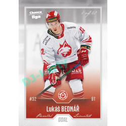 2022/23 Goal Cards Chance Liga 2. série #340 Lukáš Bednář Silver 1 of 60