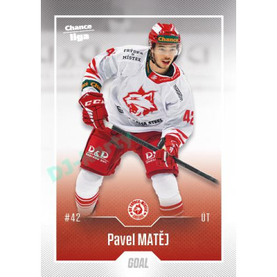 2022/23 Goal Cards Chance Liga 2. série #341 Pavel Matěj