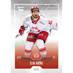 2022/23 Goal Cards Chance Liga 2. série #342 Erik Hrňa