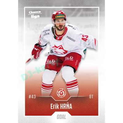 2022/23 Goal Cards Chance Liga 2. série #342 Erik Hrňa
