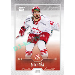2022/23 Goal Cards Chance Liga 2. série #342 Erik Hrňa Silver 1 of 60