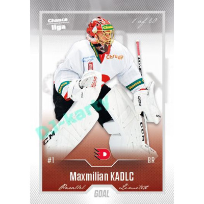 2022/23 Goal Cards Chance Liga 2. série #343 Maxmilian Kadlc Silver 1 of 60