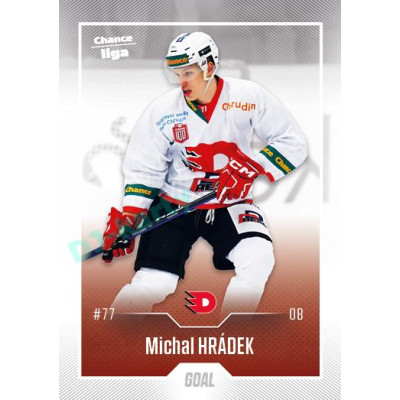 2022/23 Goal Cards Chance Liga 2. série #344 Michal Hrádek