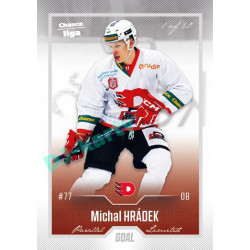2022/23 Goal Cards Chance Liga 2. série #344 Michal Hrádek Silver 1 of 60