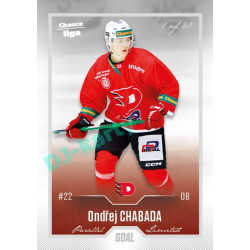 2022/23 Goal Cards Chance Liga 2. série #345 Ondřej Chabada Silver 1 of 60