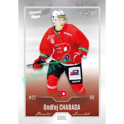 2022/23 Goal Cards Chance Liga 2. série #345 Ondřej Chabada Silver 1 of 60