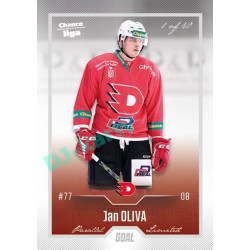 2022/23 Goal Cards Chance Liga 2. série #347 Jan Oliva Silver 1 of 60
