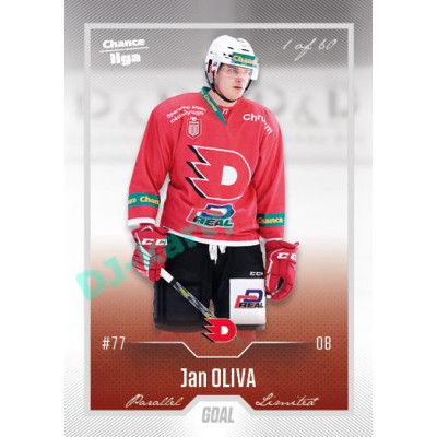 2022/23 Goal Cards Chance Liga 2. série #347 Jan Oliva Silver 1 of 60