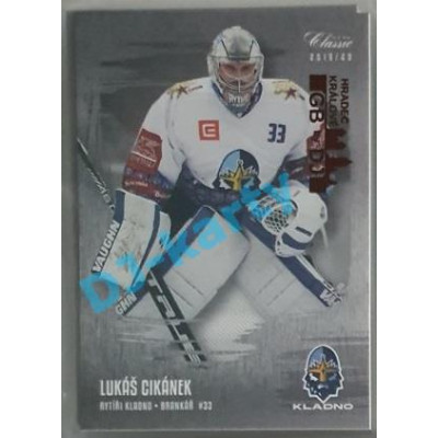 2019/20 OFS Lukáš Cikánek #240 Silver Rainbow GBbyDJ