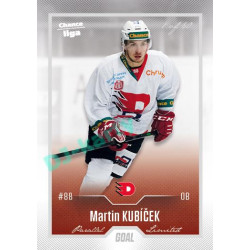 2022/23 Goal Cards Chance Liga 2. série #348 Martin Kubíček Silver 1 of 60