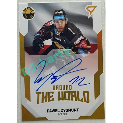 2021/22 Sportzoo TIPSPORT ELH 2. série #AWS-15 Pawel Zygmunt Around The World Auto 83/90