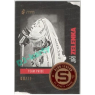 2022 Legendary Cards Klub Legend HC Sparta Praha #32 Jiří Zelenka paralelka xx/77