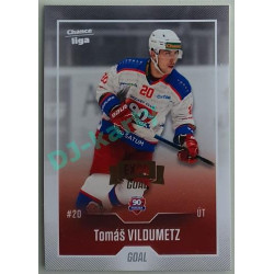 2022/23 Goal Cards Chance Liga 1. série #167 Tomáš Vildumetz Expo Pardubice