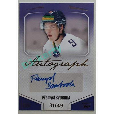2022/23 Goal Cards Chance Liga 1. série #A-30 Přemysl Svoboda Autograph 31/49
