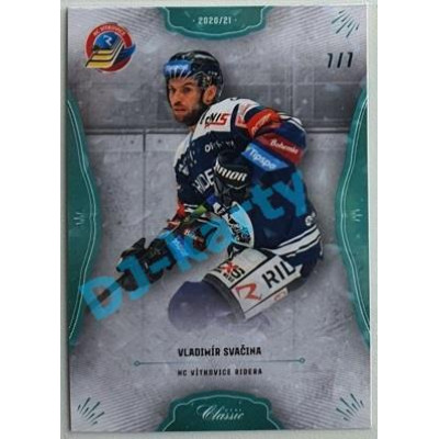 2020/21 OFS 2. série Vladimír Svačina #345 7/7 Blue Aquadropp