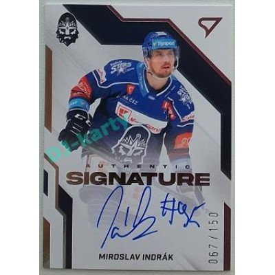 2022/23 Sportzoo ELH 2. série #AS1-MI Miroslav Indrák Signature level 1 xxx/150
