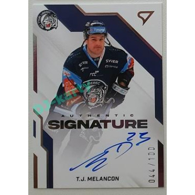 2022/23 Sportzoo ELH 2. série #AS2-TM T.J. Melancon Signature level 2 xxx/100