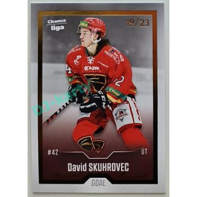 2022/23 Goal Cards Chance Liga Update #434 David Skuhrovec Gold xx/23