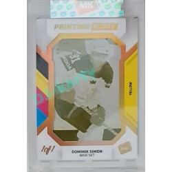 2023 MK The Gamers #PP-DS Dominik Simon 2022 Printing Plate 1/1 Yellow