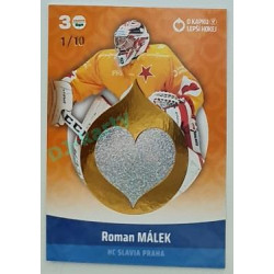 2022/23 Goal cards Chance Liga O kapku lepší hokej #KN-02 Roman Málek Red 1/10