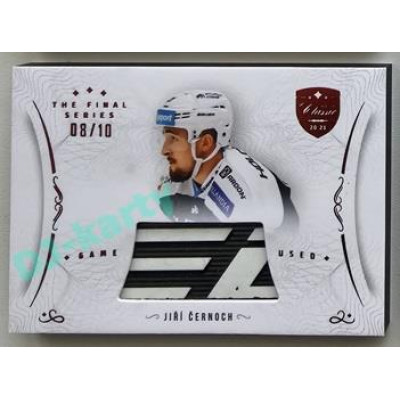 2021/22 OFS The Final Series Jiří Černoch #STI-CEJ 08/10 Game Used Stick Red