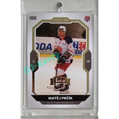 2023/24 Goal cards Chance Liga 2. série #260 Matěj Prčík Expo Gold 1of7