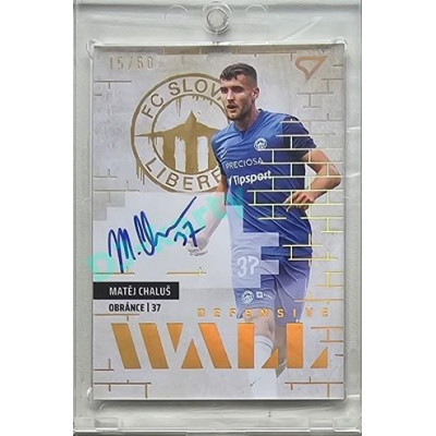 2023/24 Sportzoo Fortuna Liga 2. série #DWS-MC Matěj Chaluš Defensive Wall Auto xx/60