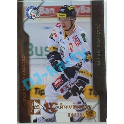 2020/21 OFS 2. série Milan Bartovič #90 04/25 Buyback Embosed GOLD