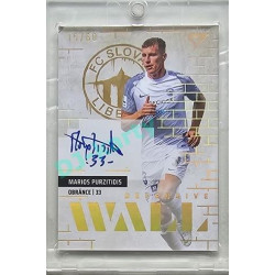2023/24 Sportzoo Fortuna Liga 2. série #DWS-MP Marios Purzitidis Defensive Wall Auto xx/60