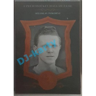 2020 OFS Síň slávy českého hokeje Miloslav Pokorný #SSCH-085 Black Rainbow /33