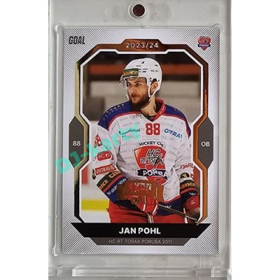 2023/24 Goal cards Chance Liga 2. série #263 Jan Pohl Expo Gold 1of7