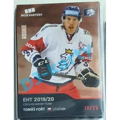 2020 MK reprezentace Tomáš Fořt RC EHT #3 14/25 Red