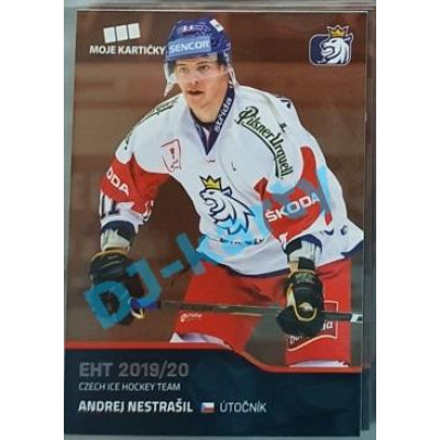 2020 MK reprezentace Andrej Nestrašil EHT #24 Red Promo