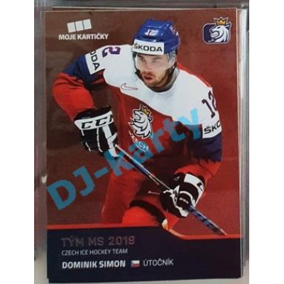 2020 MK reprezentace Dominik Simon Tým MS 2019 #57 Red Promo