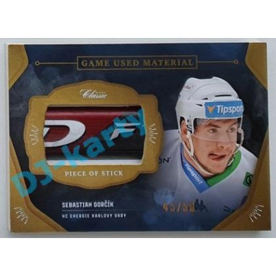 2020/21 OFS 1.série Sebastian Gorčík #GUM-SGO 45/50 Game Used Material