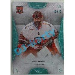 2020/21 OFS 1. série Marek Mazanec #63 15/15 Blue Aquadropp