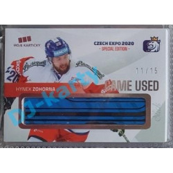 2020 MK reprezentace Hynek Zohorna #2 11/15 Game Used Czech Expo